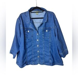 Mirror Image Denim Jean Coat